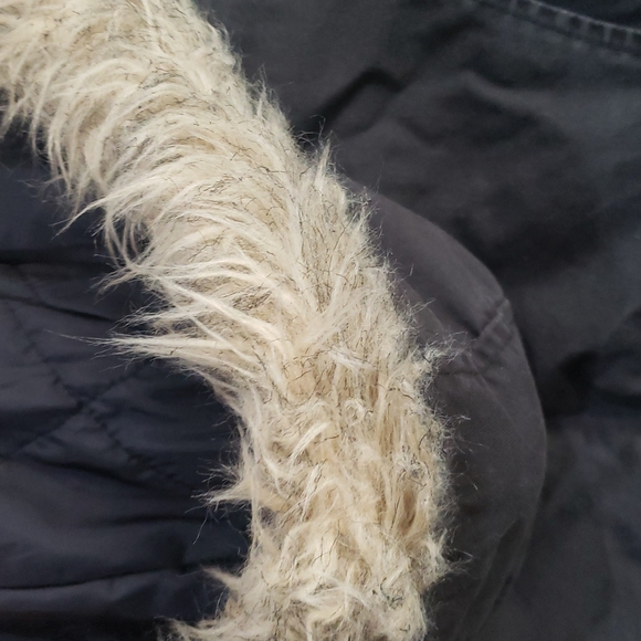 EUC! ROXY bomber with detachable faux fur hood - Picture 6 of 7